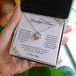 My Mom | To My Beautiful Mom I Love You - Love Knot Necklace