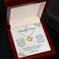 My Mom | To My Beautiful Mom I Love You - Love Knot Necklace